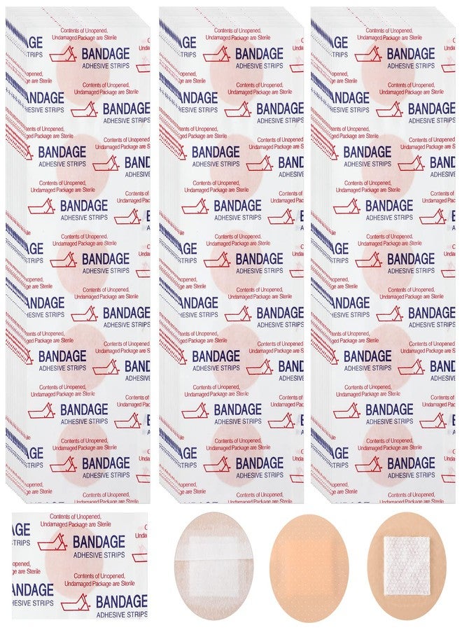 Treela 1200 Pcs Adhesive Spot Bandage Fabric Adhesive Bandages 0.87 Inch Diameter Round Bandage with Non Stick Pad for Wound Care, Hide Skin Spots, Small Incisions - Image 1